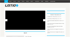 Desktop Screenshot of listio.org